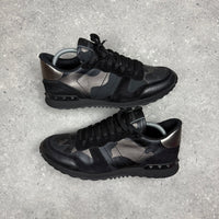 VALENTINO ROCKRUNNER BLACK - (EU42 / UK8)