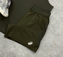 ASICS ROAD SHORTS - BROWN STONE