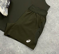 ASICS ROAD SHORTS - BROWN STONE