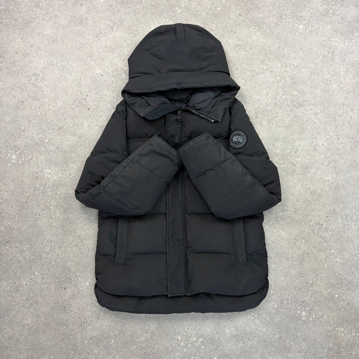 CANADA GOOSE MACMILLAN PARKA BLACK - (M)