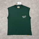GALLERY DEPT SLEEVELESS T-SHIRT - GREEN