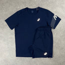 ASICS ICON T-SHIRT & 7" SHORT SET - NAVY