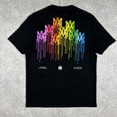 AMIRI DRIP COLLAGE T-SHIRT - BLACK