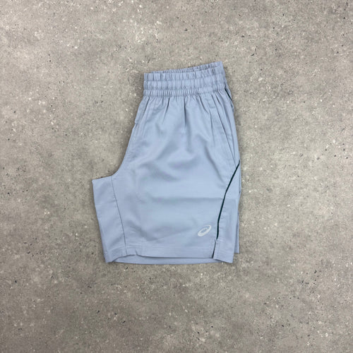 ASICS CORE T-SHIRT & SHORTS SET - WHITE / LIGHT GREY