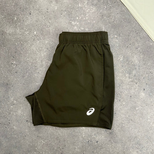 ASICS 5”SHORTS BROWN STONE