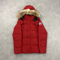 CANADA GOOSE WYNDHAM PARKA RED - (S)