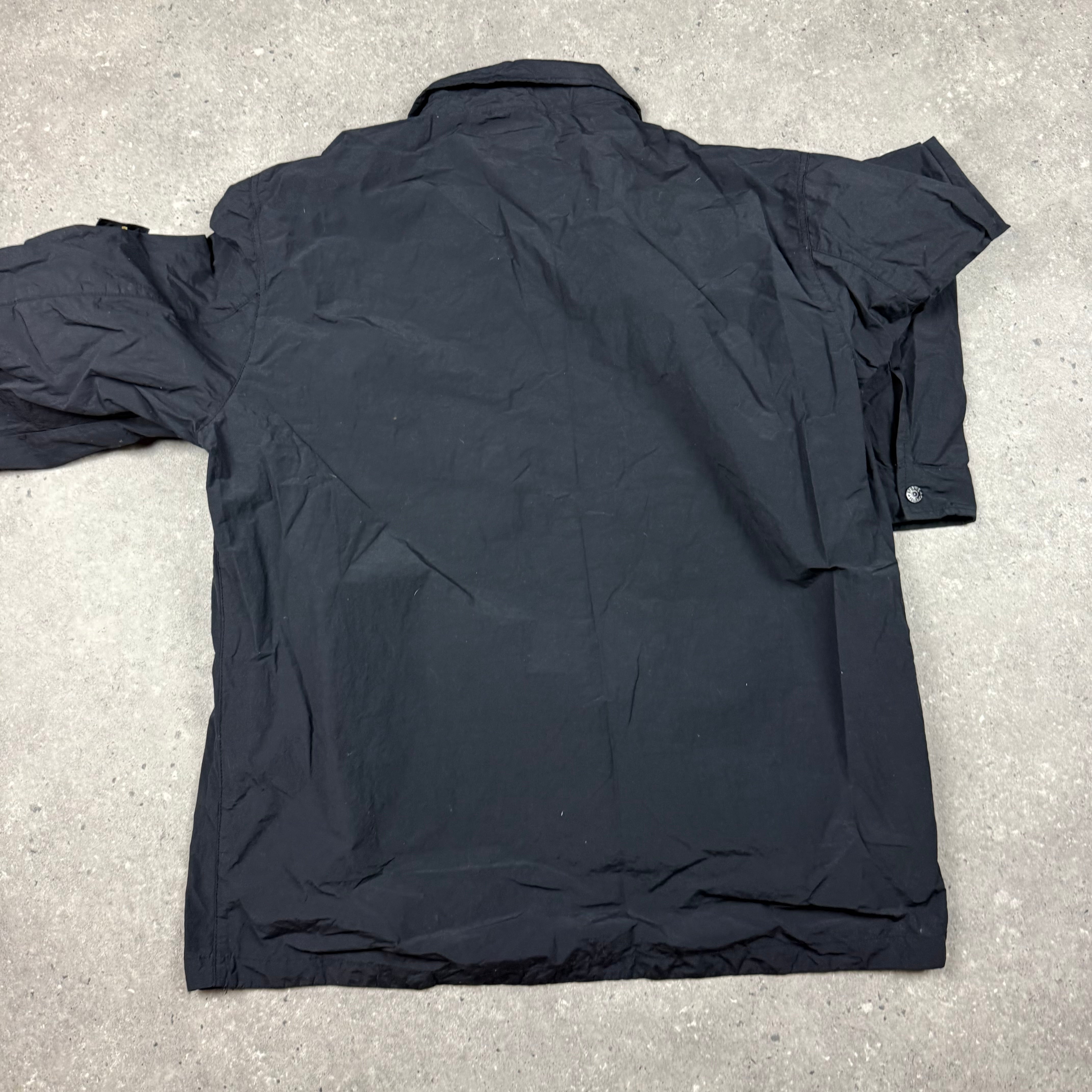 STONE ISLAND OVER-SHIRT BLACK - (XL)