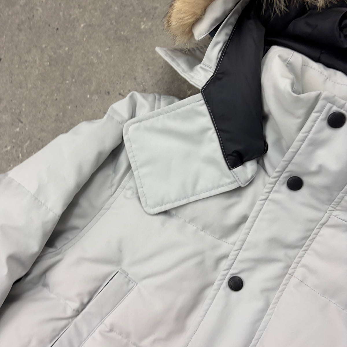 CANADA GOOSE WYNDHAM PARKA SILVER BIRCH - (S)