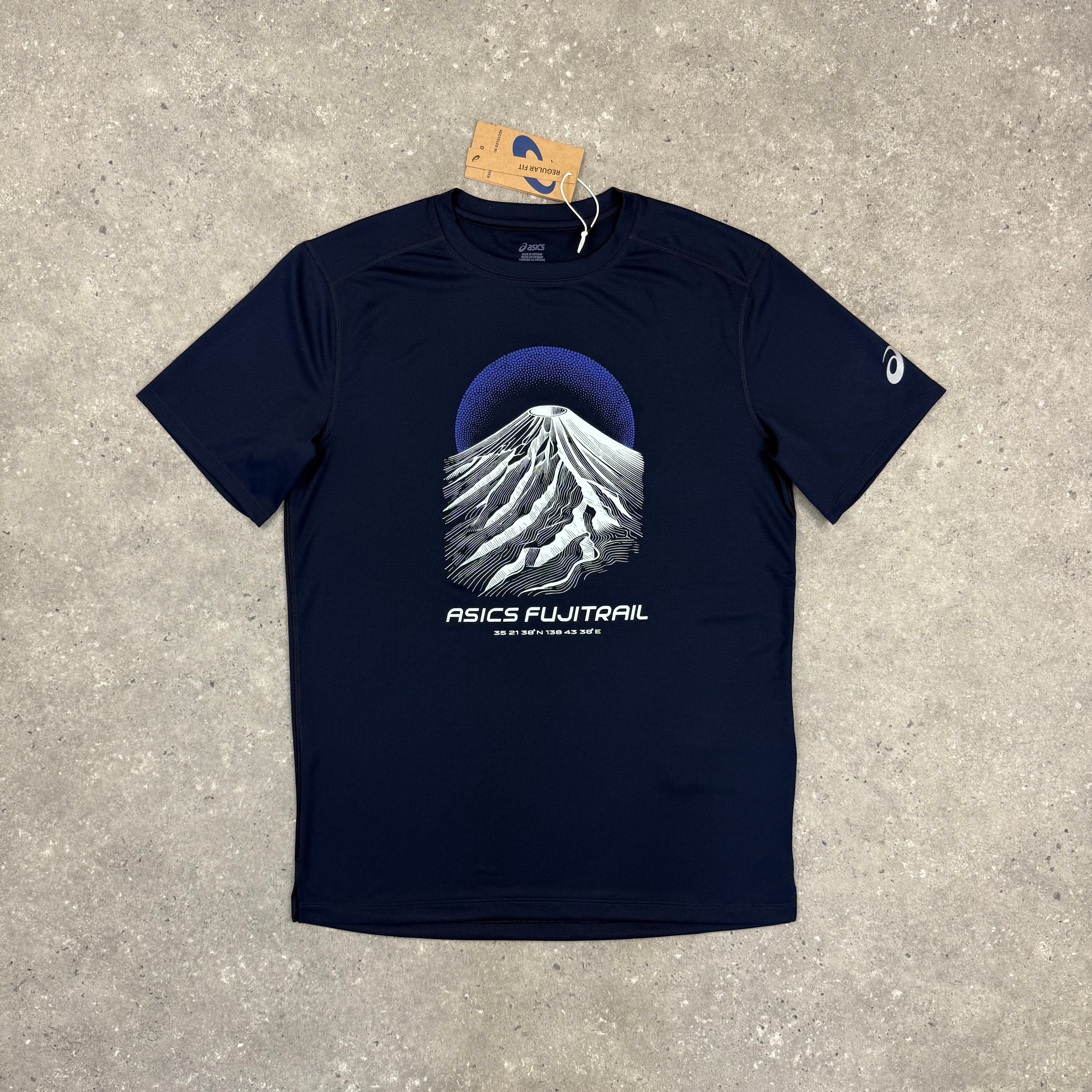 ASICS FUJITRAIL T-SHIRT - NAVY