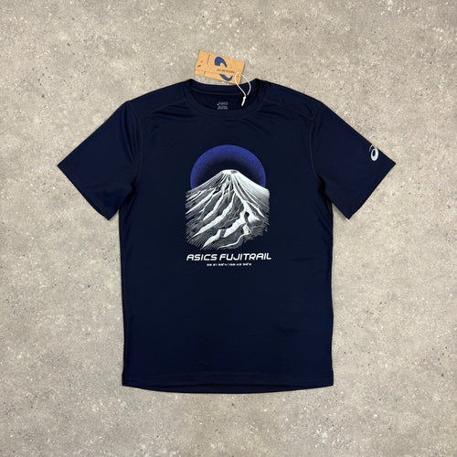 ASICS FUJITRAIL T-SHIRT - NAVY