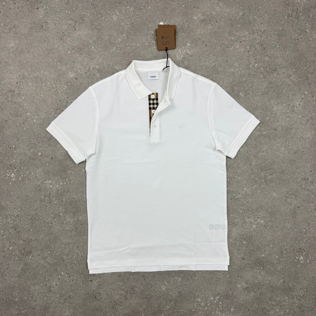 BURBERRY POLO SHIRT - (M)