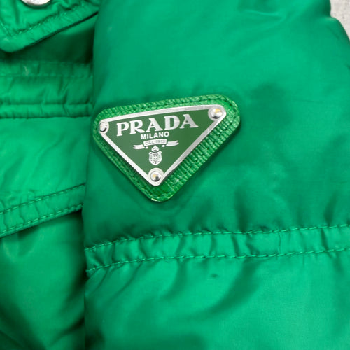 PRADA PUFFER JACKET GREEN - (S)