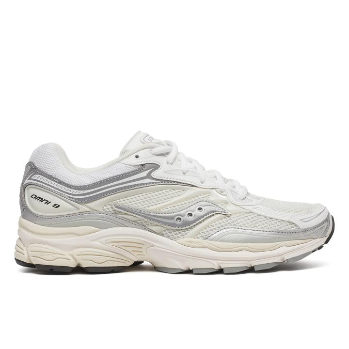 SAUCONY OMNI PRO GRID 9 - WHITE / SILVER