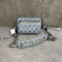 DIOR DIAMOND MESSENGER BAG - GREY