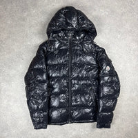 MONCLER MAYA JACKET BLACK - SIZE 5 (XL)