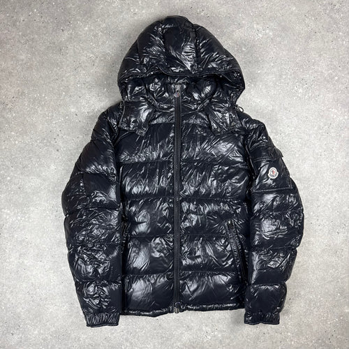 MONCLER MAYA JACKET BLACK - SIZE 5 (XL)